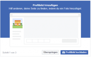 Facebook Unternehmensprofil