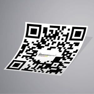 qr code aufkleber