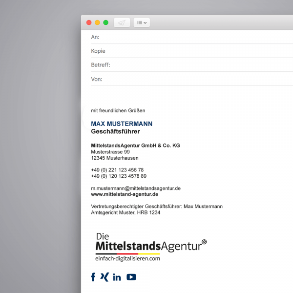 e-mail-signatur