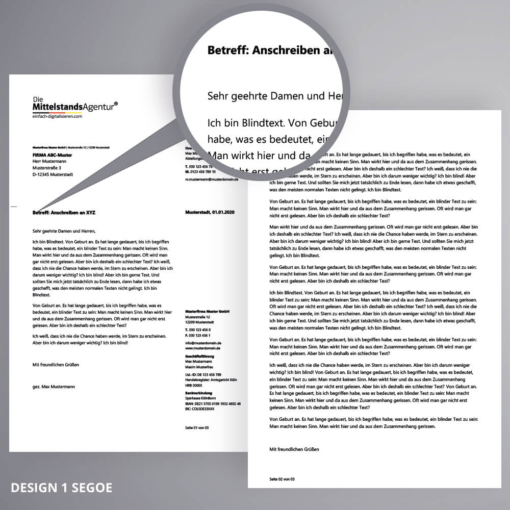 Word-Vorlage "Briefbogen" – Bild 11