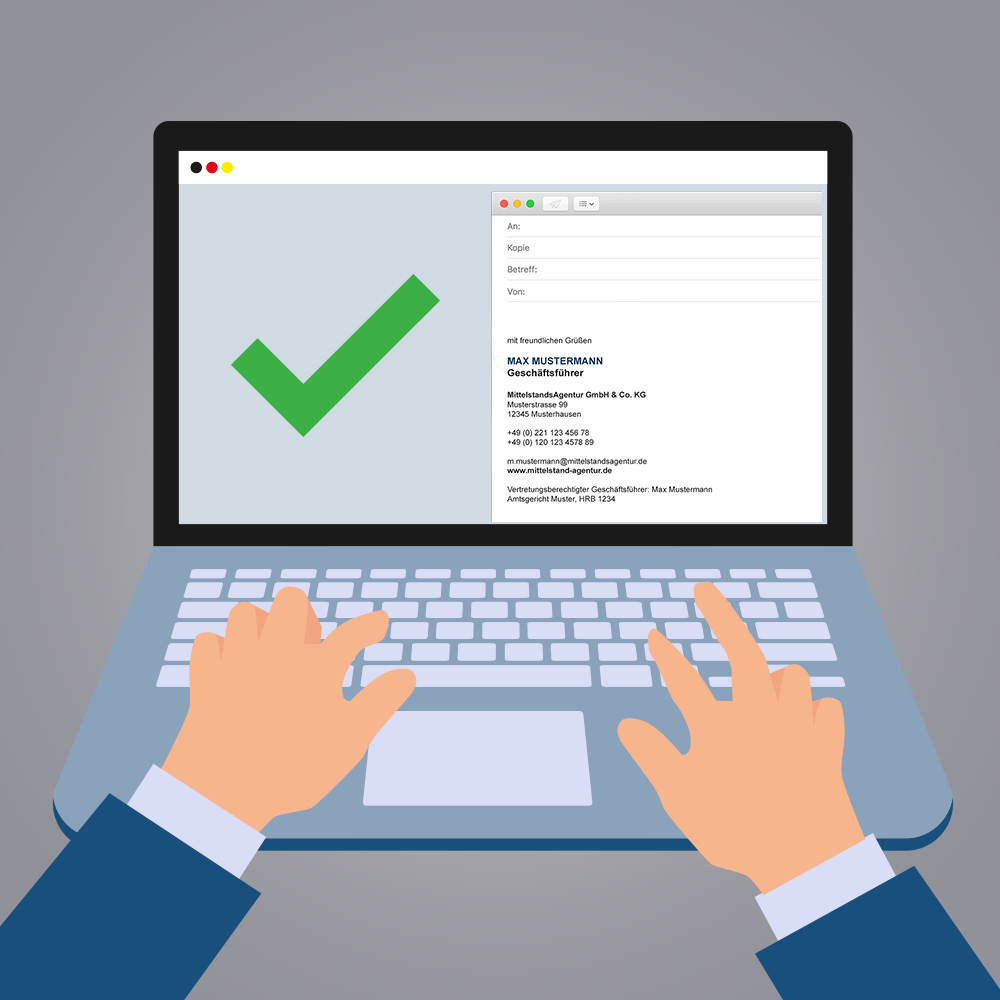 Email-Signatur-Einrichtung